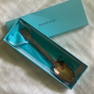 Tiffany & co silver Santa Christmas spoon